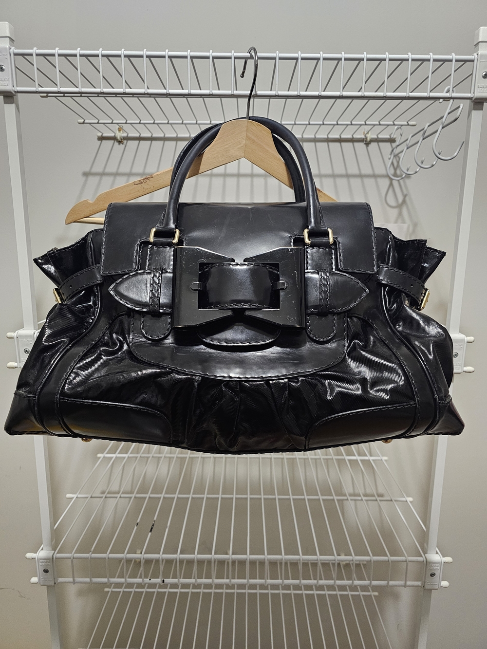 Cute Vintage Authentic GUCCI BAG With  Bow Accent